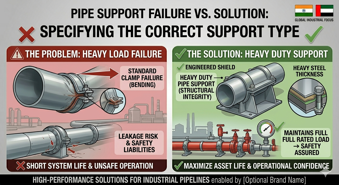Read more about the article Heavy Duty Pipe Supports – When You Must Use Them