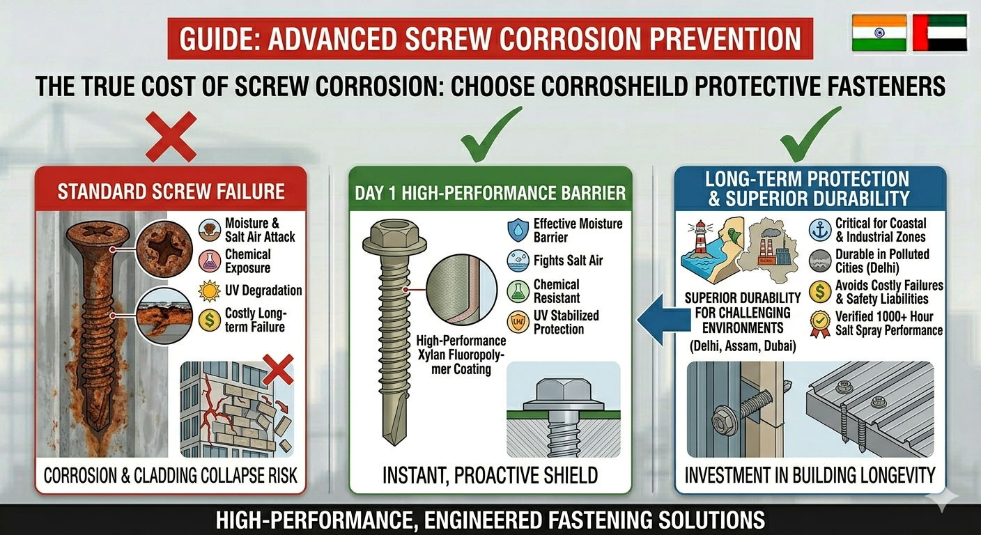 Read more about the article Corrosion Protection for Fasteners – Why It Matters on Every Site