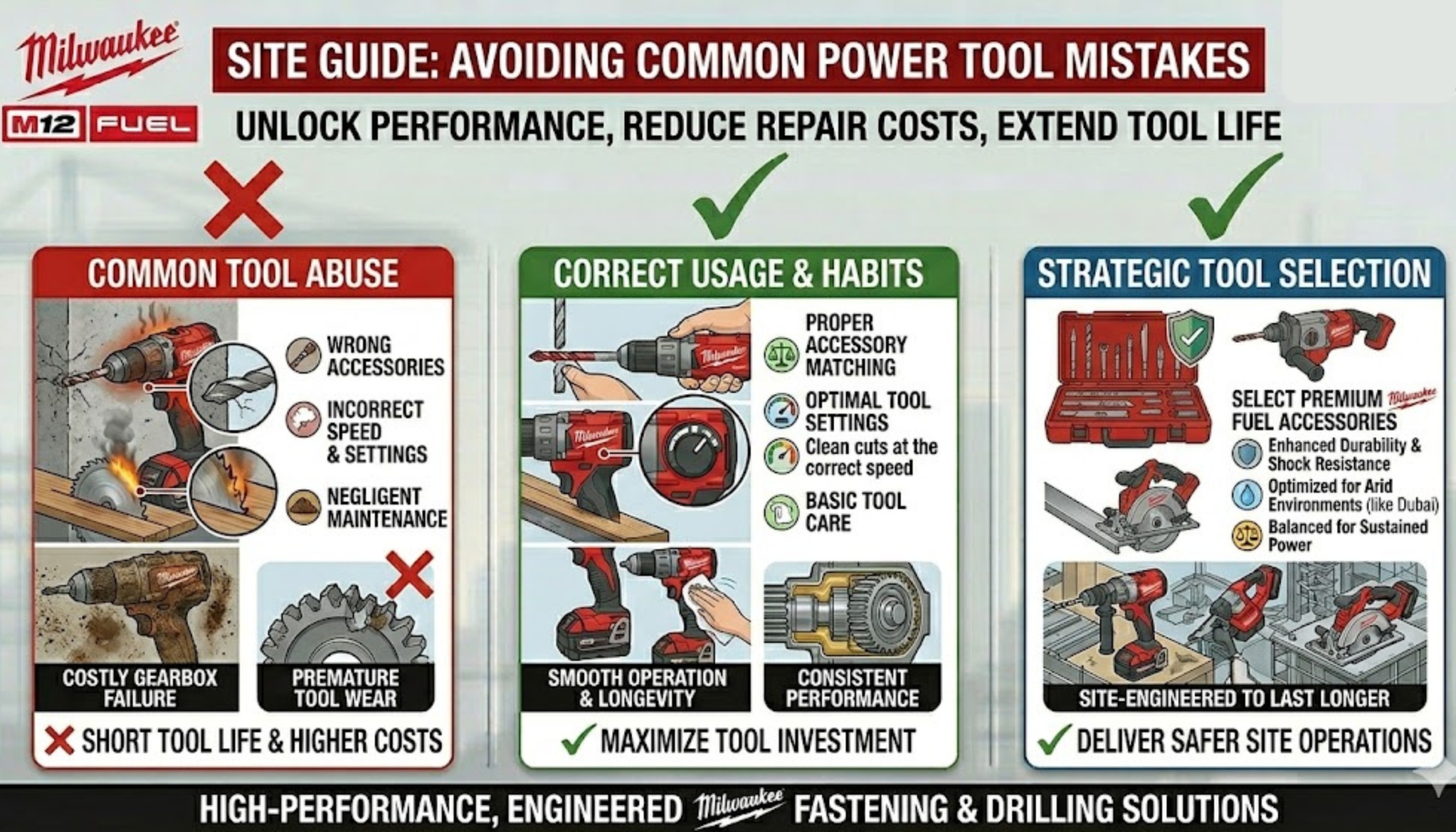 Read more about the article Common Power Tool Mistakes on Site (And How to Avoid Them)